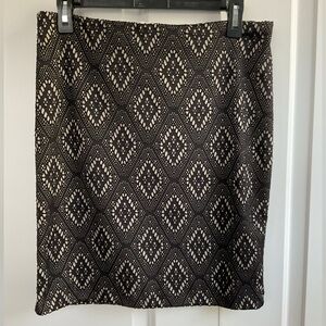 RENEE C Elvira Lace Pencil Skirt